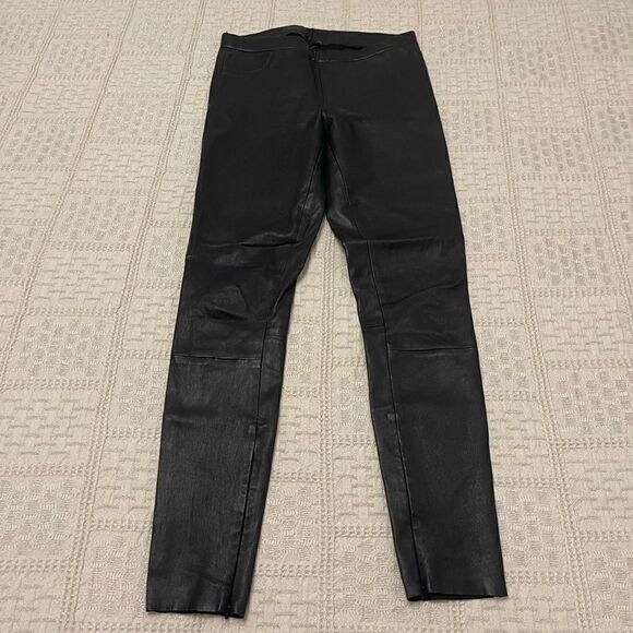 J crew leather pants size 4 - Picture 3 of 7